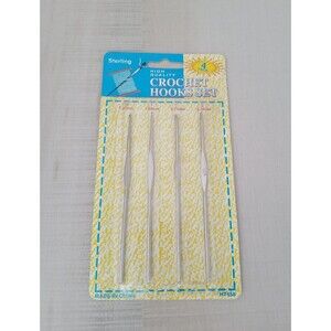 Lot of 16 packages Sterling Crochet Hooks Set of 4 - NEW
